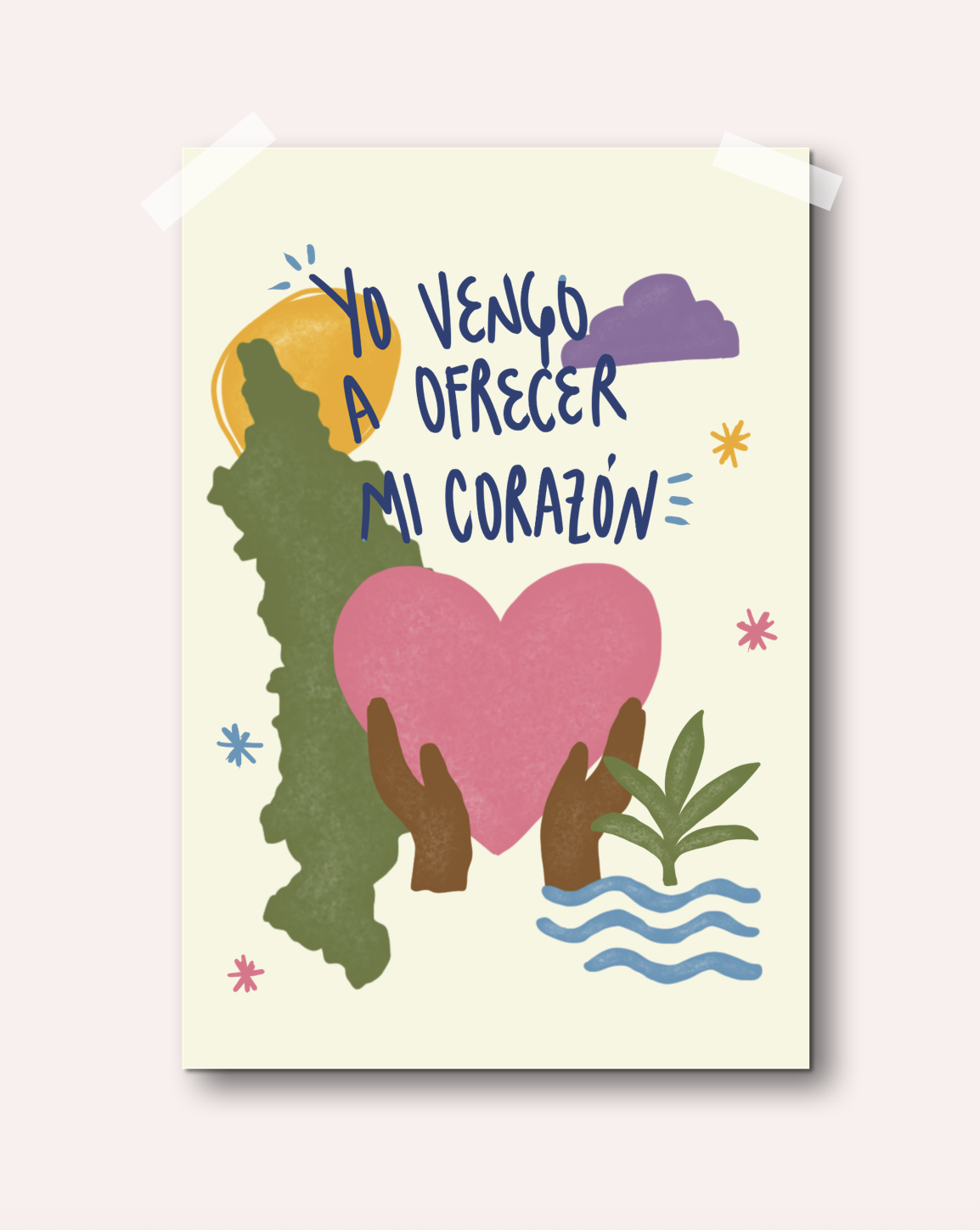 Afiche I Yo vengo a ofrecer mi corazón